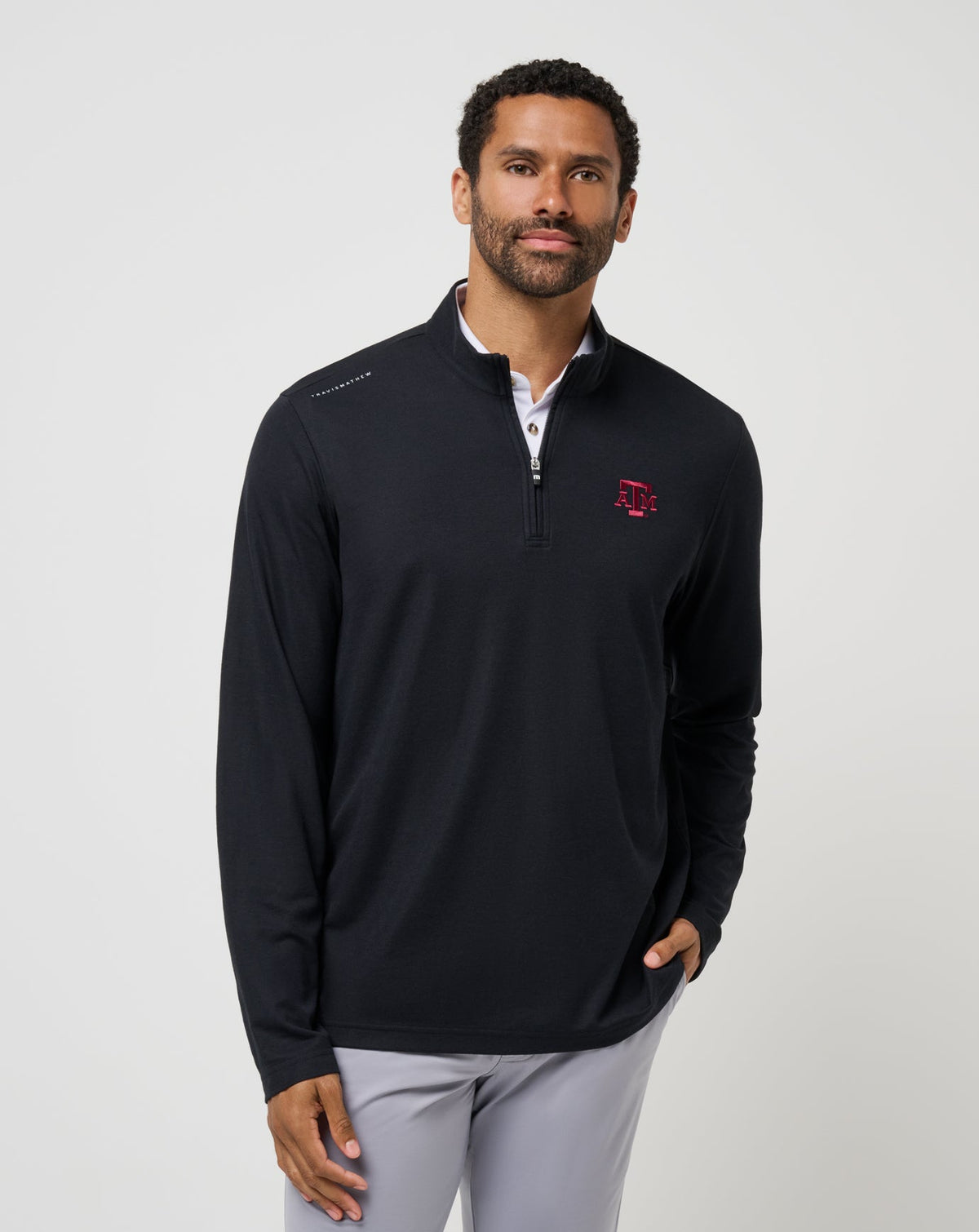 Texas A&M Time To Tailgate Quarter Zip| Travis Mathew