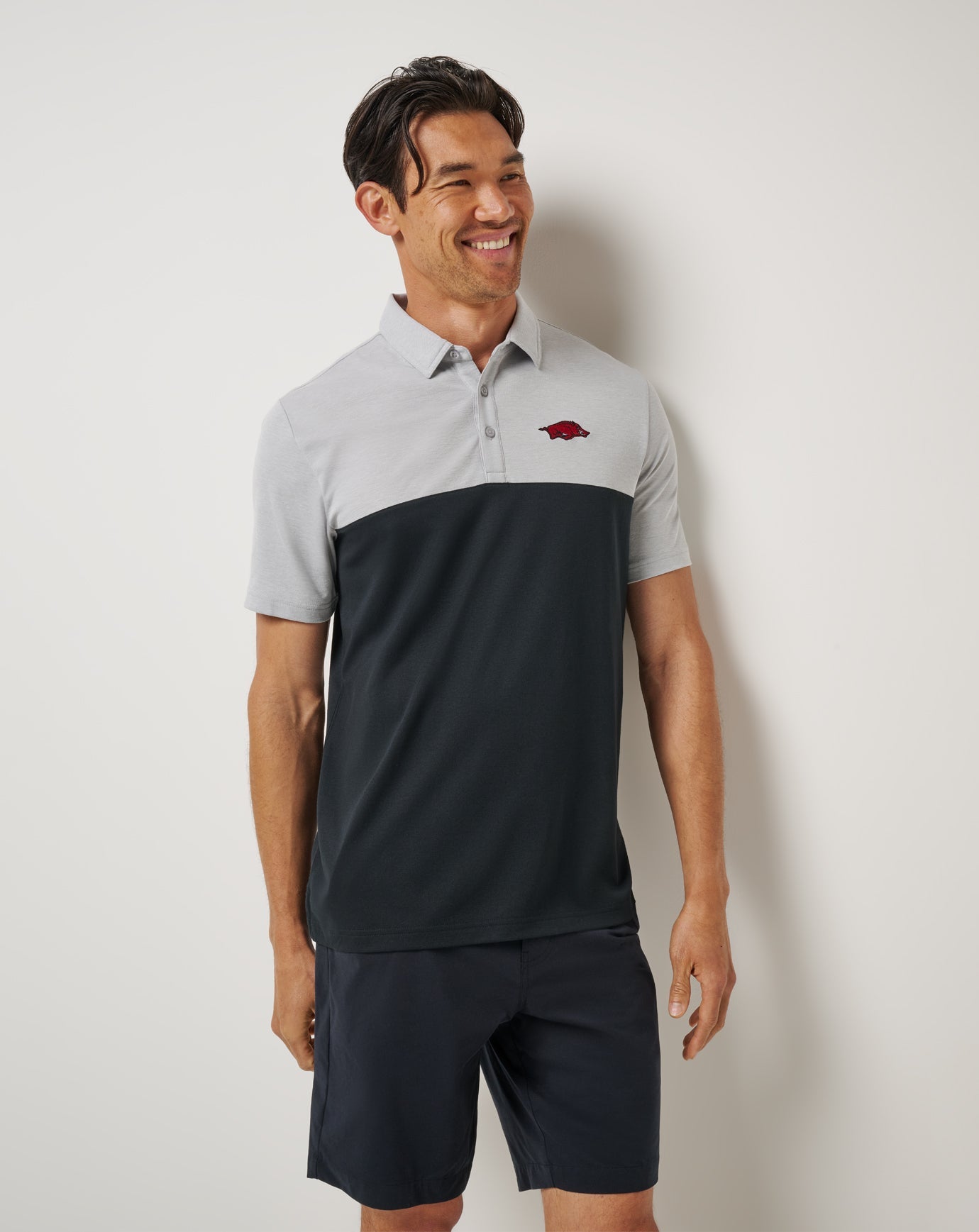 Arkansas Drop Back Polo| Travis Mathew