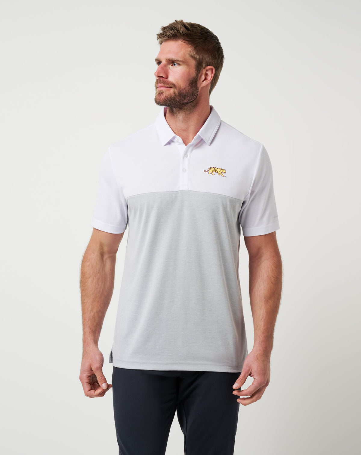 LSU Drop Back Polo| Travis Mathew