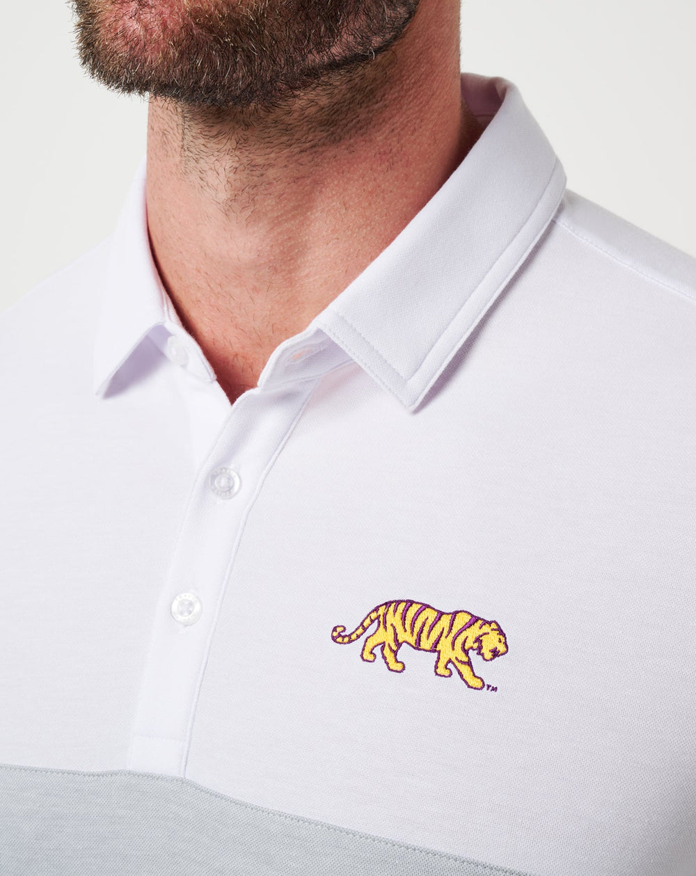 LSU Drop Back Polo| Travis Mathew