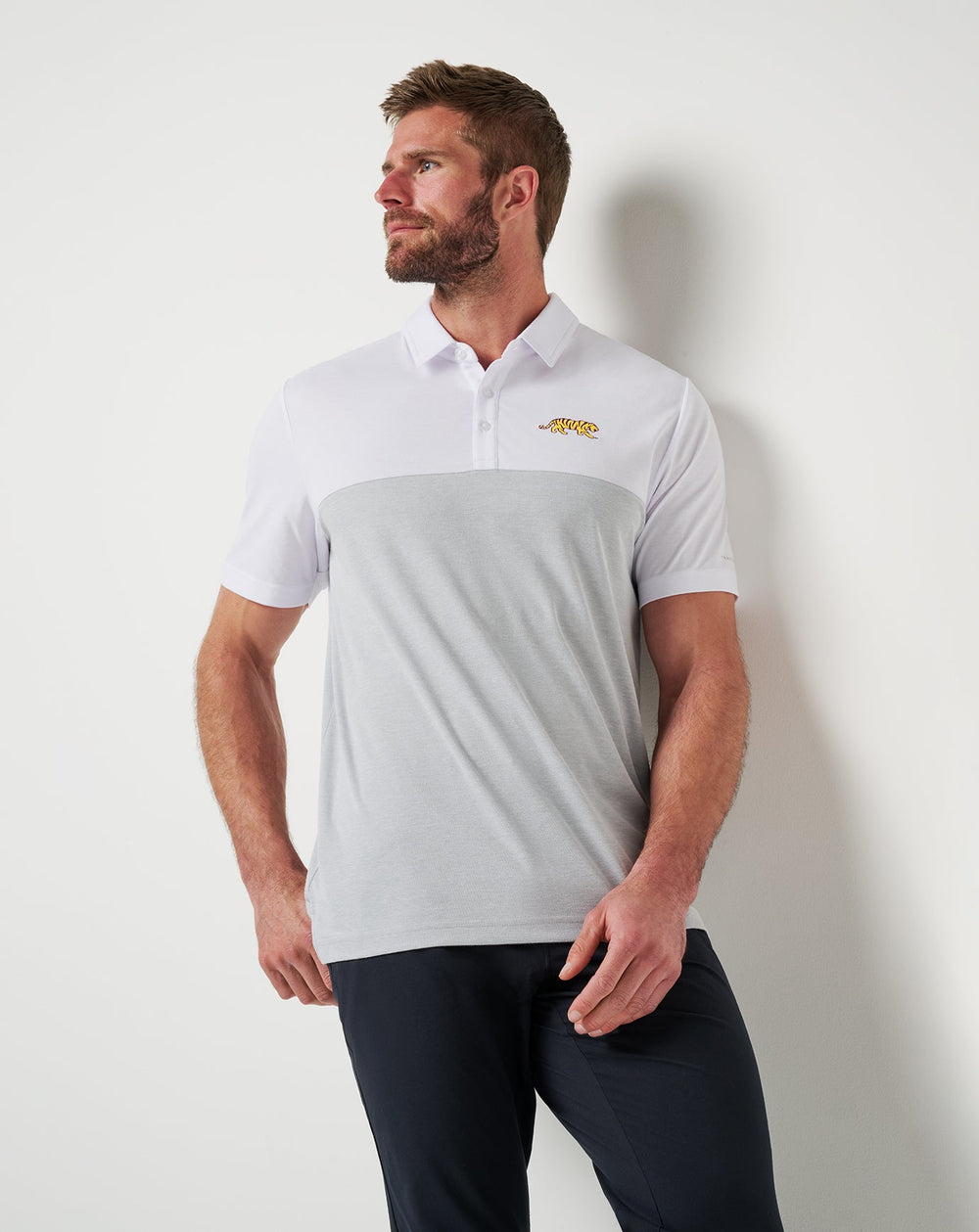 LSU Drop Back Polo| Travis Mathew