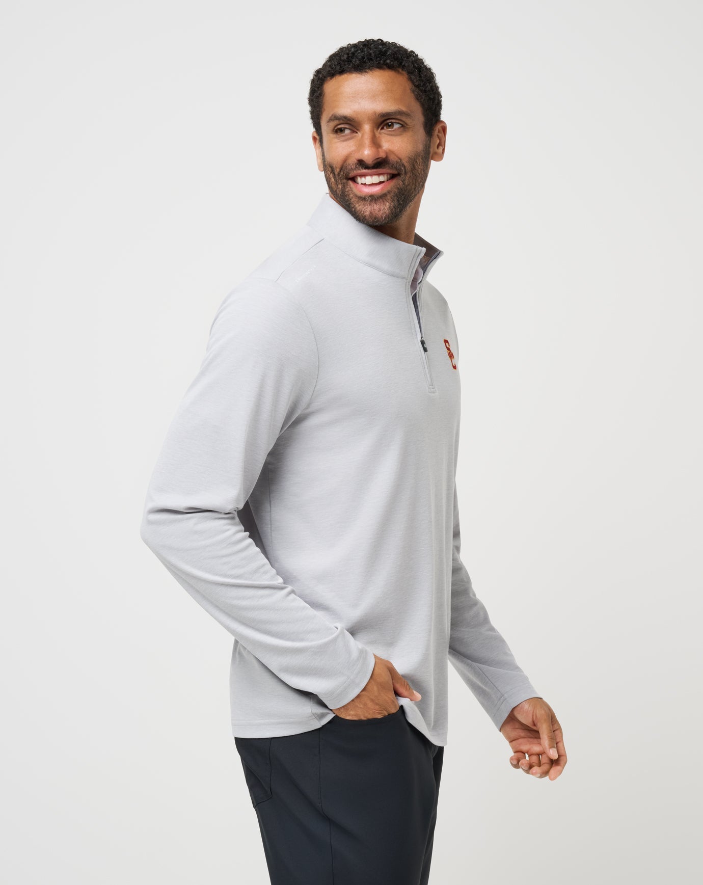 USC Time To Tailgate Quarter Zip| Travis Mathew