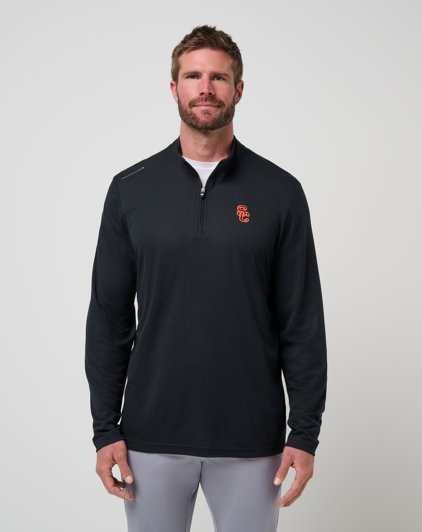 USC Time To Tailgate Quarter Zip| Travis Mathew