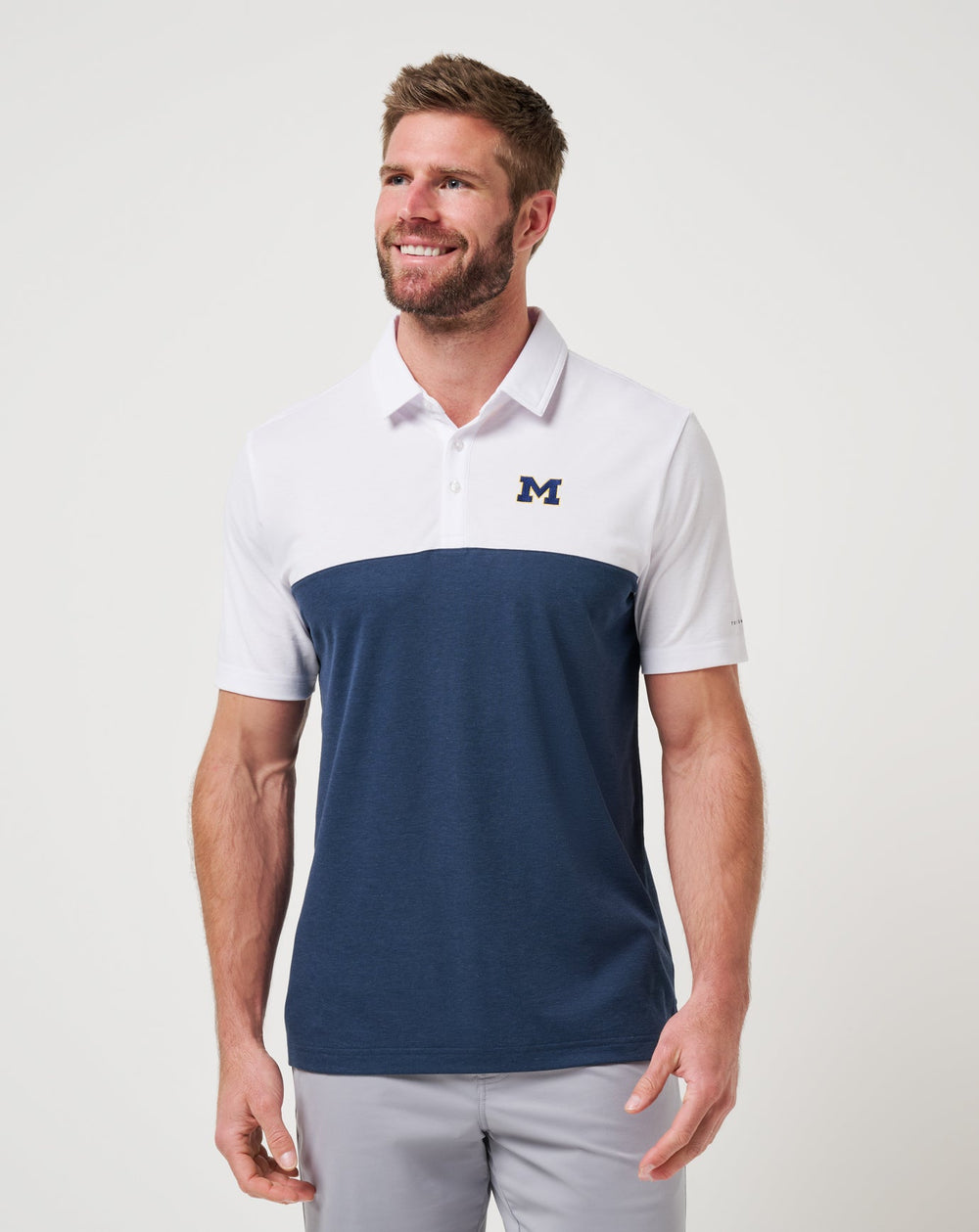 Michigan Drop Back Polo| Travis Mathew