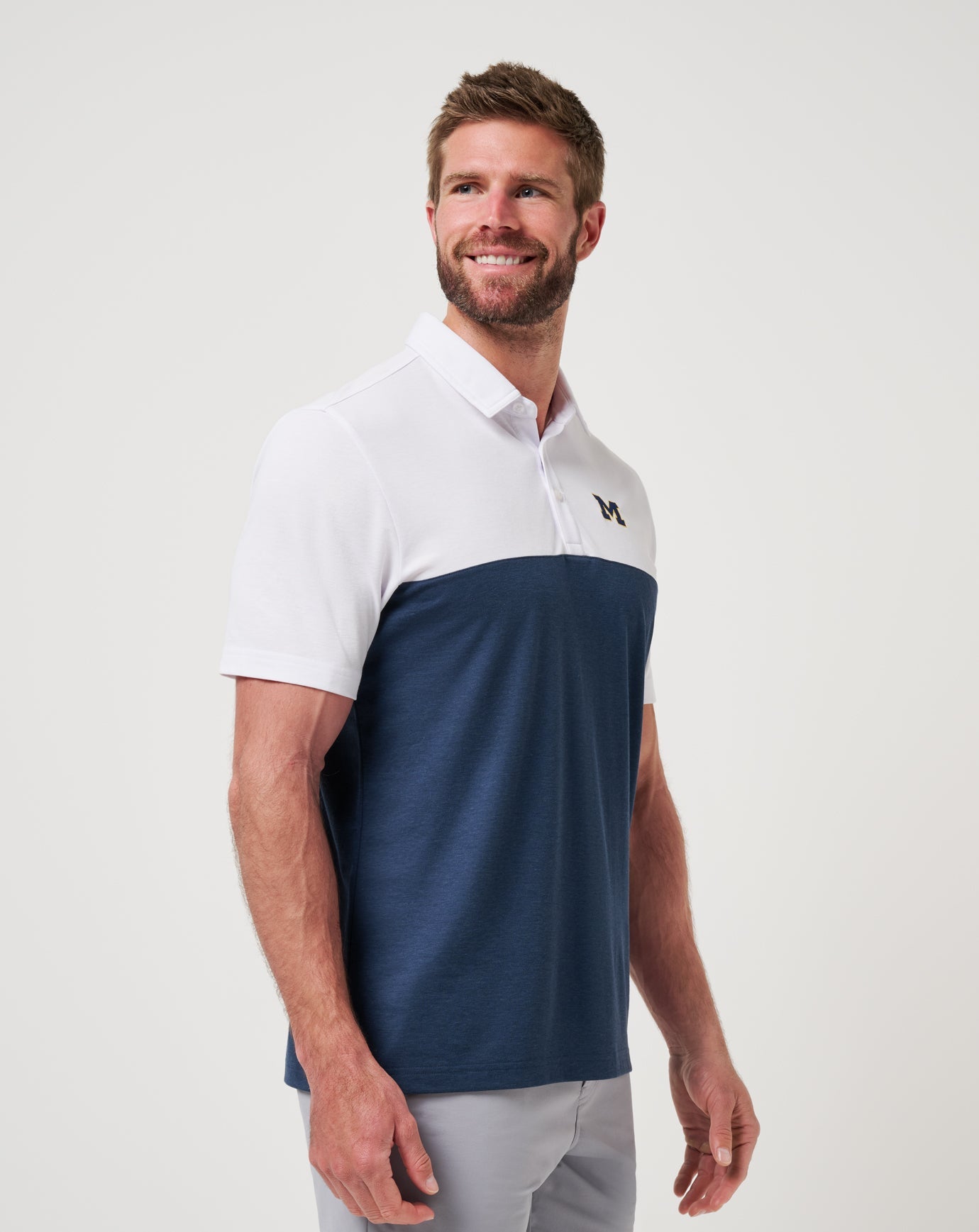 Michigan Drop Back Polo| Travis Mathew