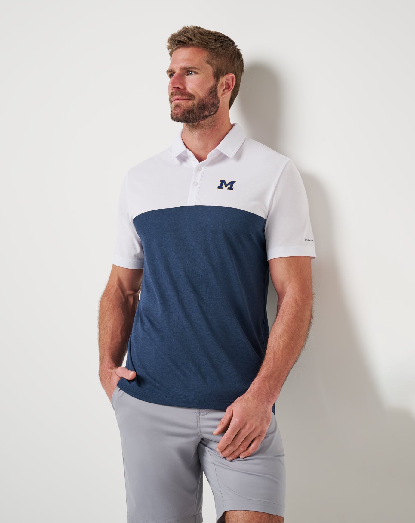 Michigan Drop Back Polo| Travis Mathew
