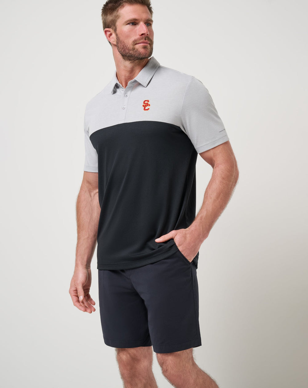 USC Drop Back Polo| Travis Mathew