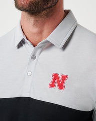 Nebraska Drop Back Polo| Travis Mathew