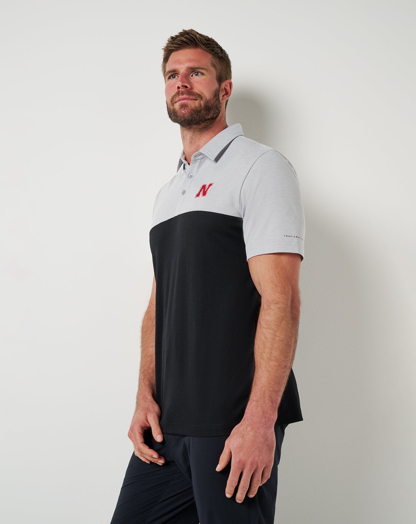 Nebraska Drop Back Polo| Travis Mathew