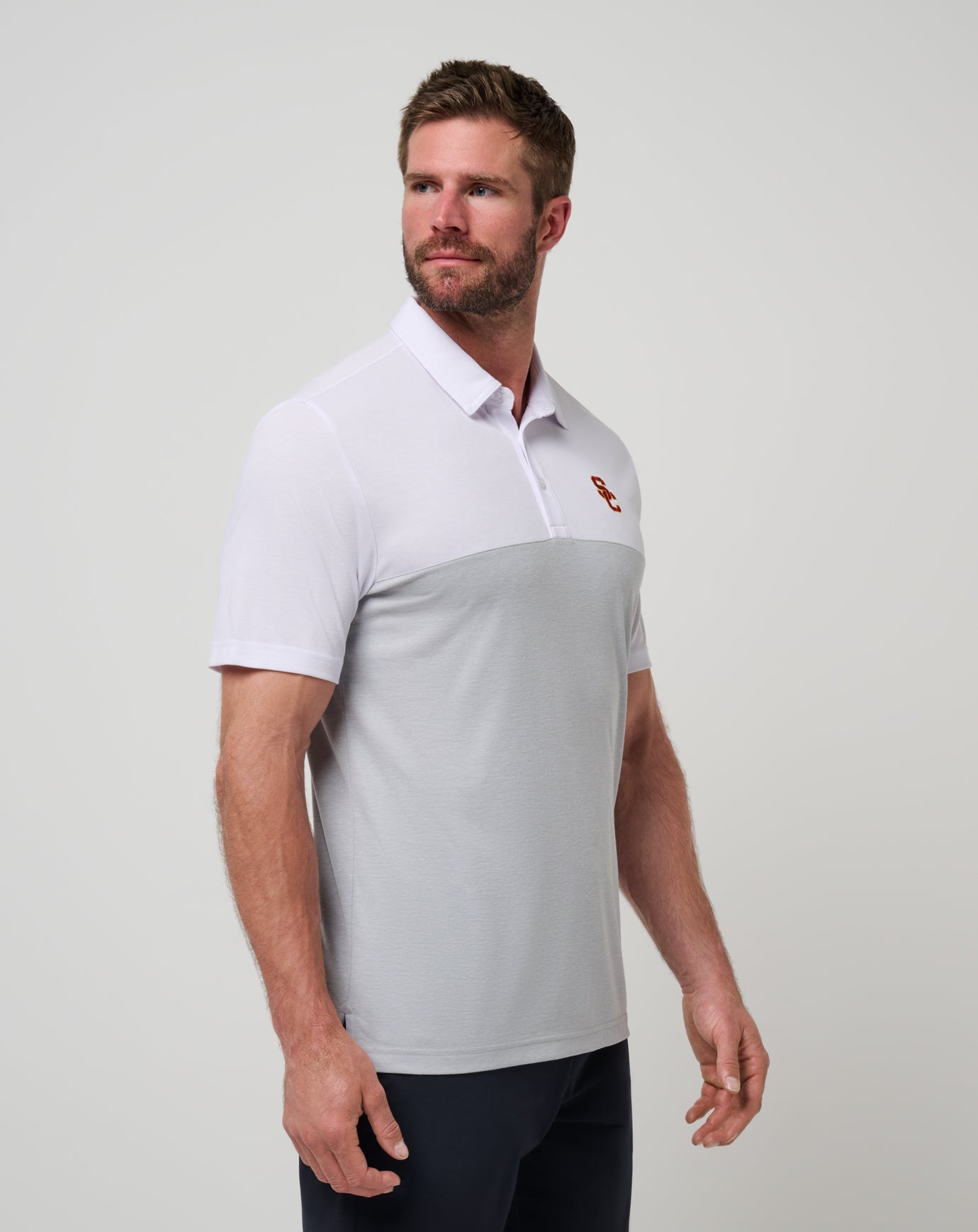 USC Drop Back Polo| Travis Mathew