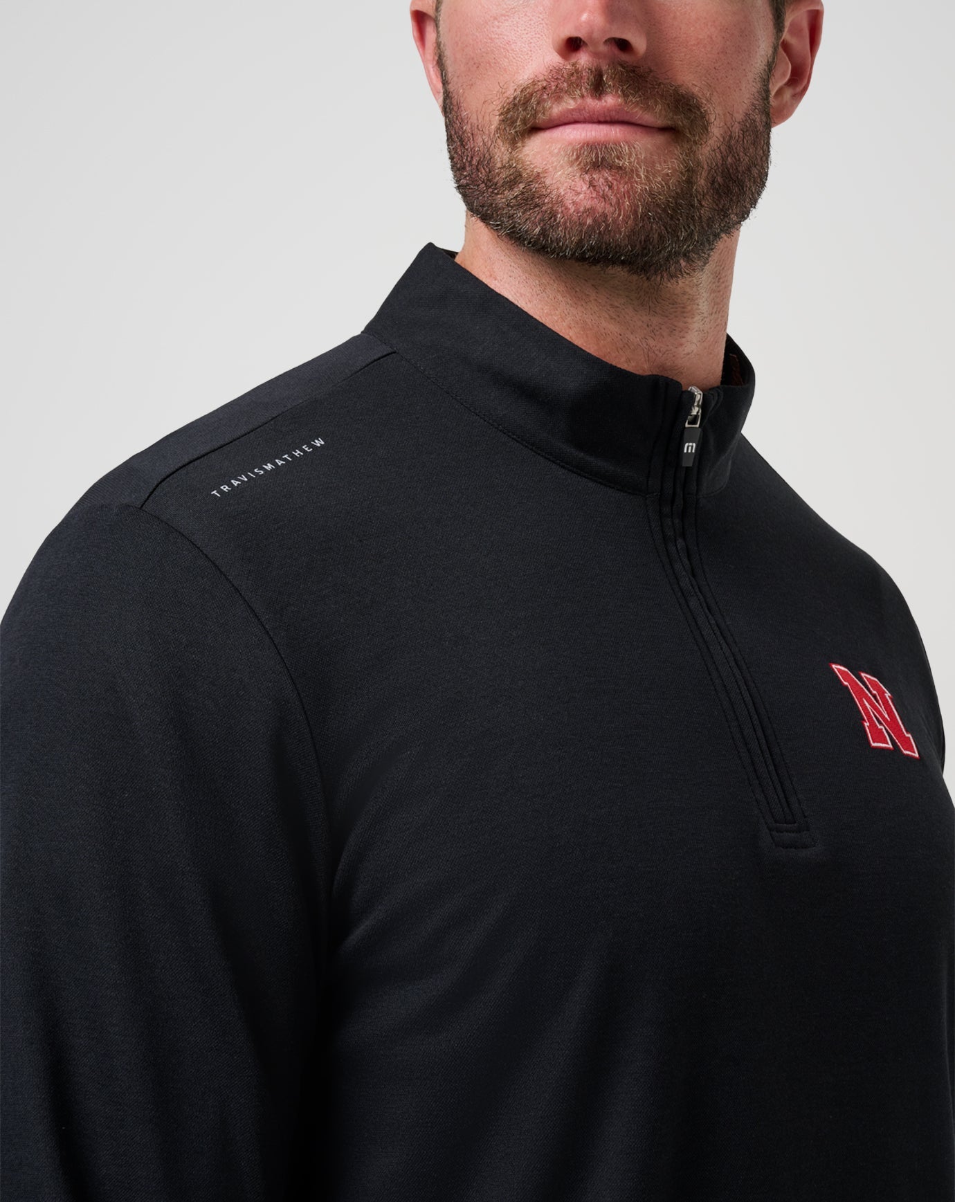 Nebraska Time To Tailgate Quarter Zip| Travis Mathew