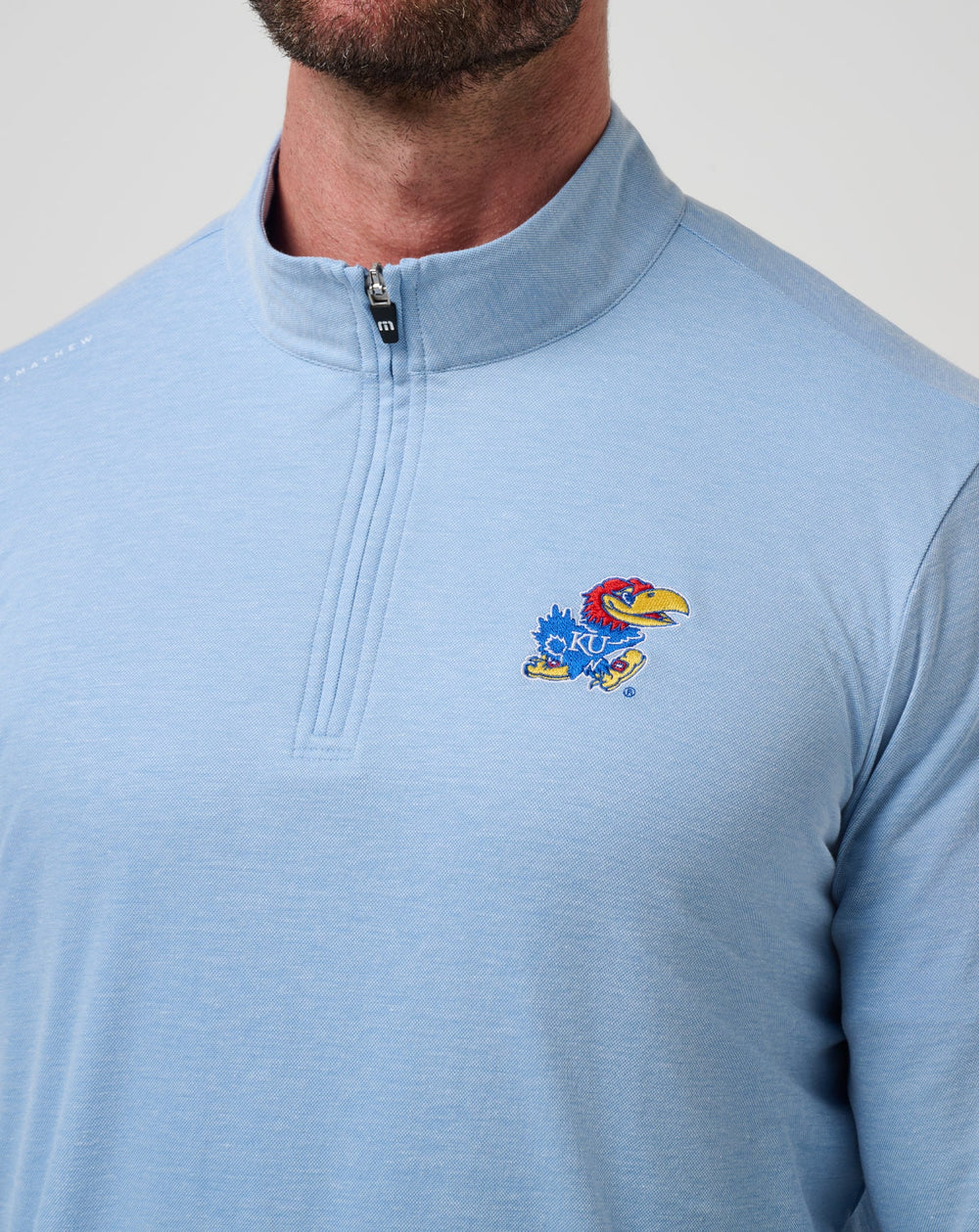Kansas Time To Tailgate Quarter Zip| Travis Mathew