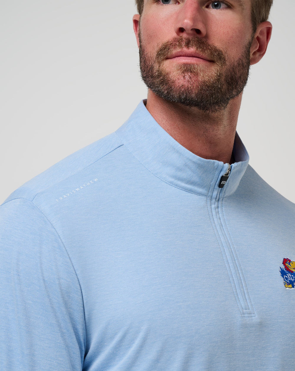 Kansas Time To Tailgate Quarter Zip| Travis Mathew