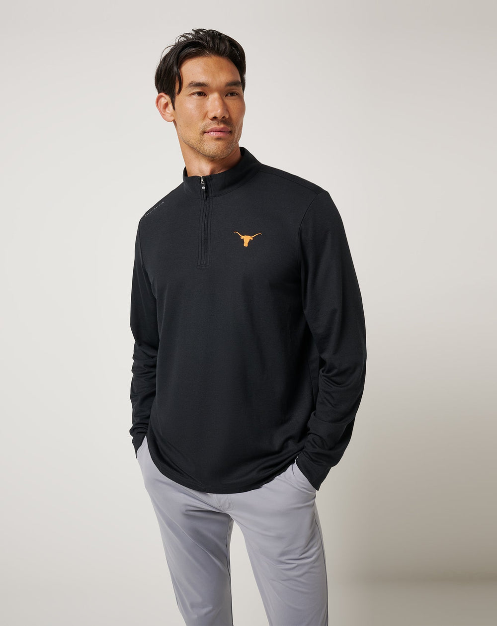 UT Austin Time To Tailgate Quarter Zip| Travis Mathew