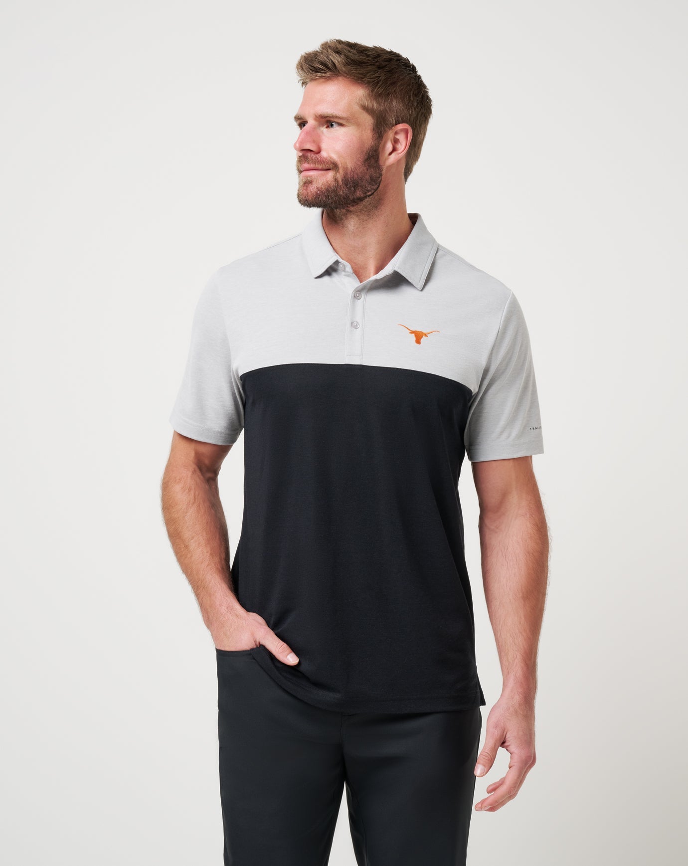 UT Austin Drop Back Polo| Travis Mathew