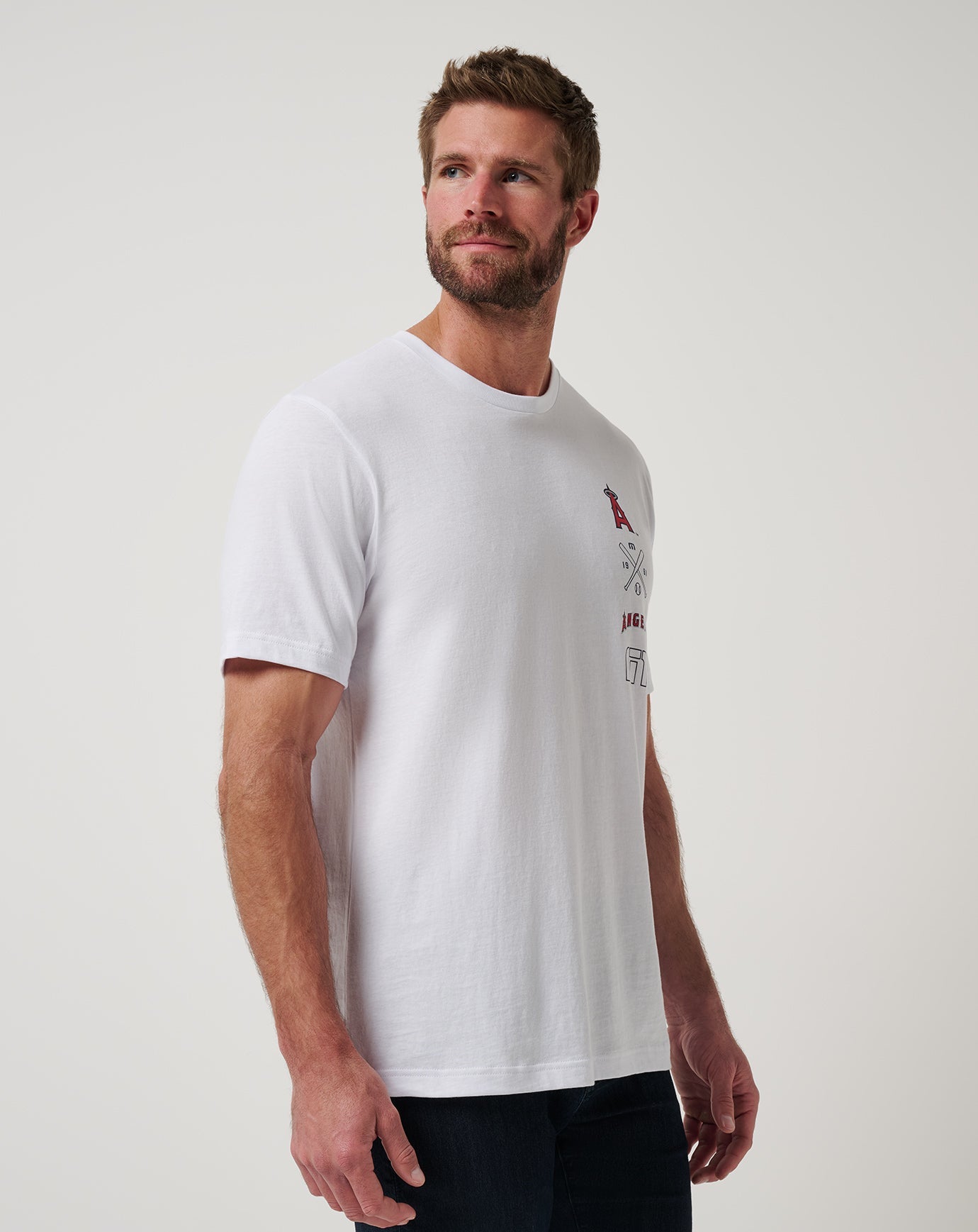 Los Angeles Angels Sunset Slam 2.0 Tee| Travis Mathew