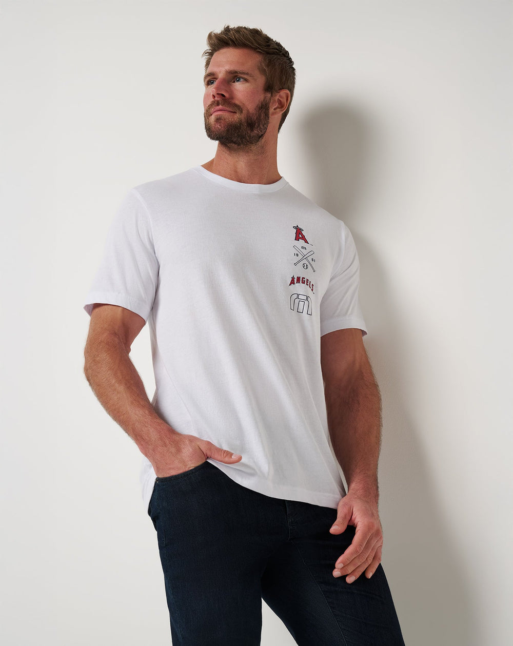 Los Angeles Angels Sunset Slam 2.0 Tee| Travis Mathew