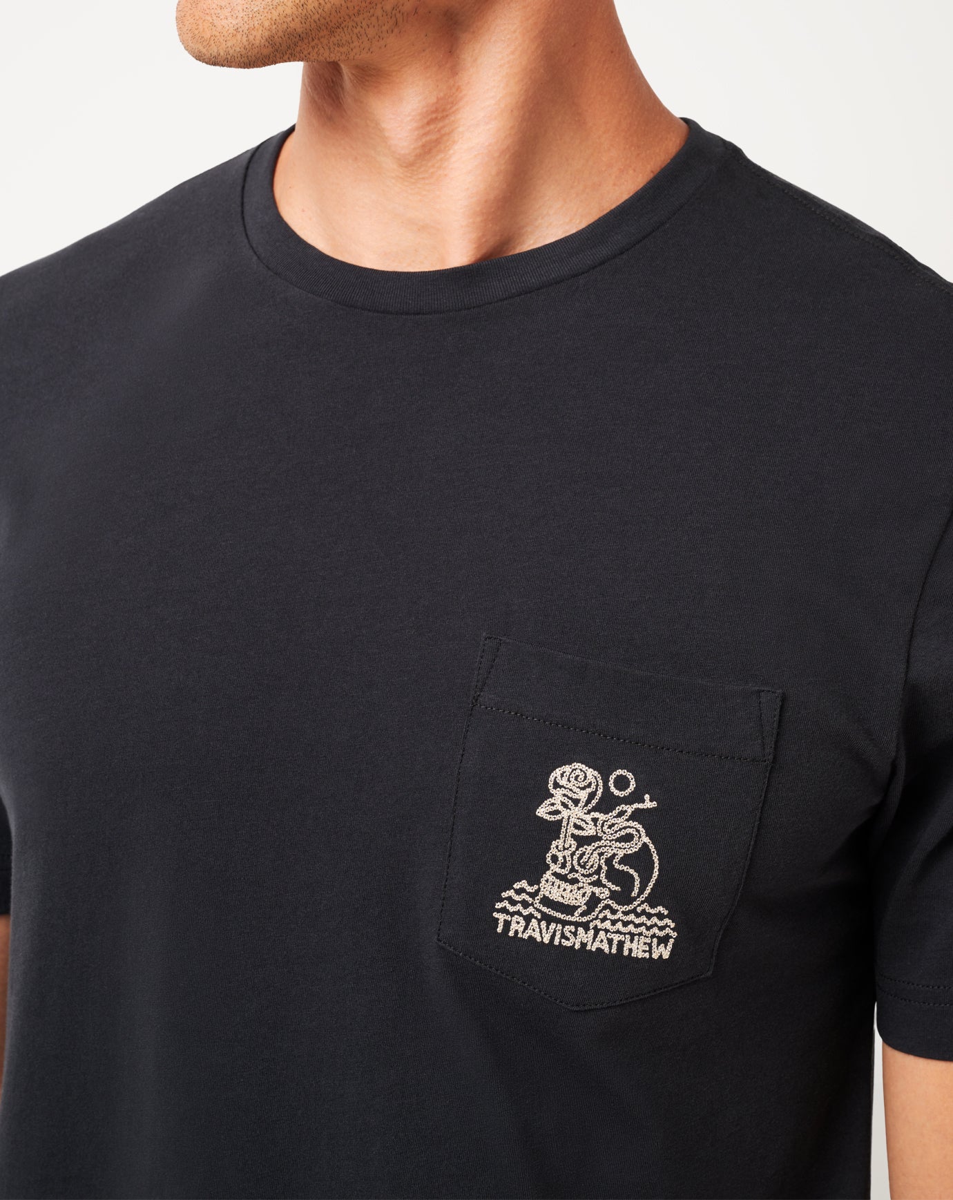 Lost Cave Pocket Tee| Travis Mathew